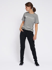 Hummel Zenia Women Cotton Grey T-Shirt