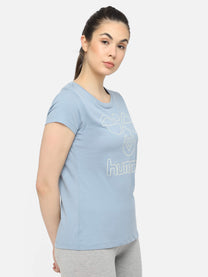 Hummel Senga Women Cotton Blue T-Shirt