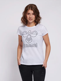 Hummel Senga Women Cotton White T-Shirt