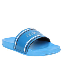 Hummel Pool Retro Men Blue Slides