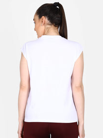 Hummel Lokal Women Cotton White T-Shirt