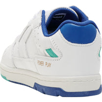 Hummel Power Play Men White & Blue Sneakers