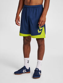 Hummel Lead Men Polyester Blue Short