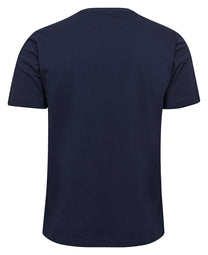Hummel Splash Men Cotton Blue T-Shirt