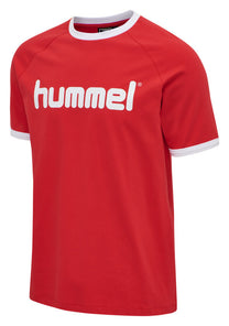 Hummel Bay Men Cotton Red T-Shirt