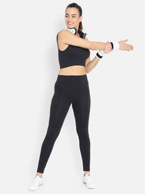 Hummel Heroine Seamless Women Polyester Black Tight