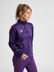 Hummel Core Xk Women Polyester Purple Sweatshirt