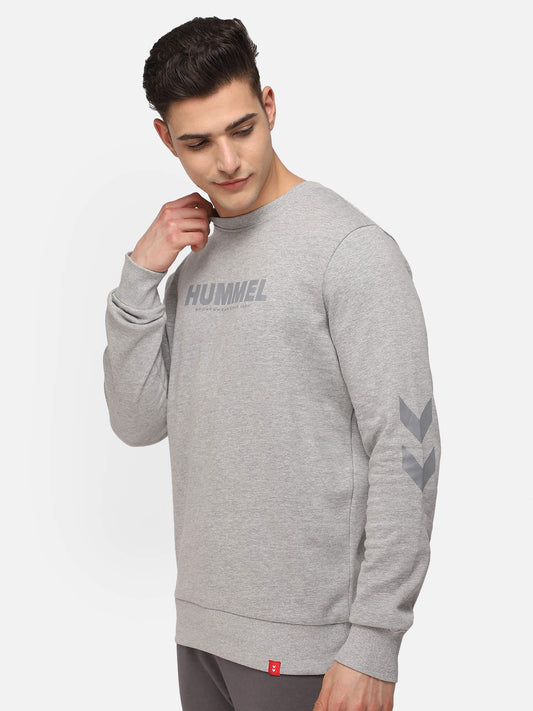 Legacy Men Cotton Grey Sweatshirt