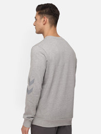 Hummel Legacy Men Cotton Grey Sweatshirt