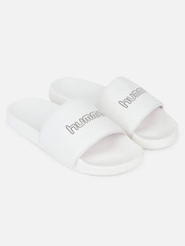 Hummel Pop Women White Slides