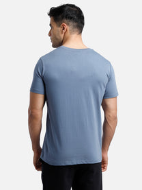 Hummel Siam Men Cotton Blue T-Shirt