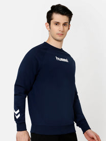 Hummel Casoi Men Navy Blue Sweatshirt