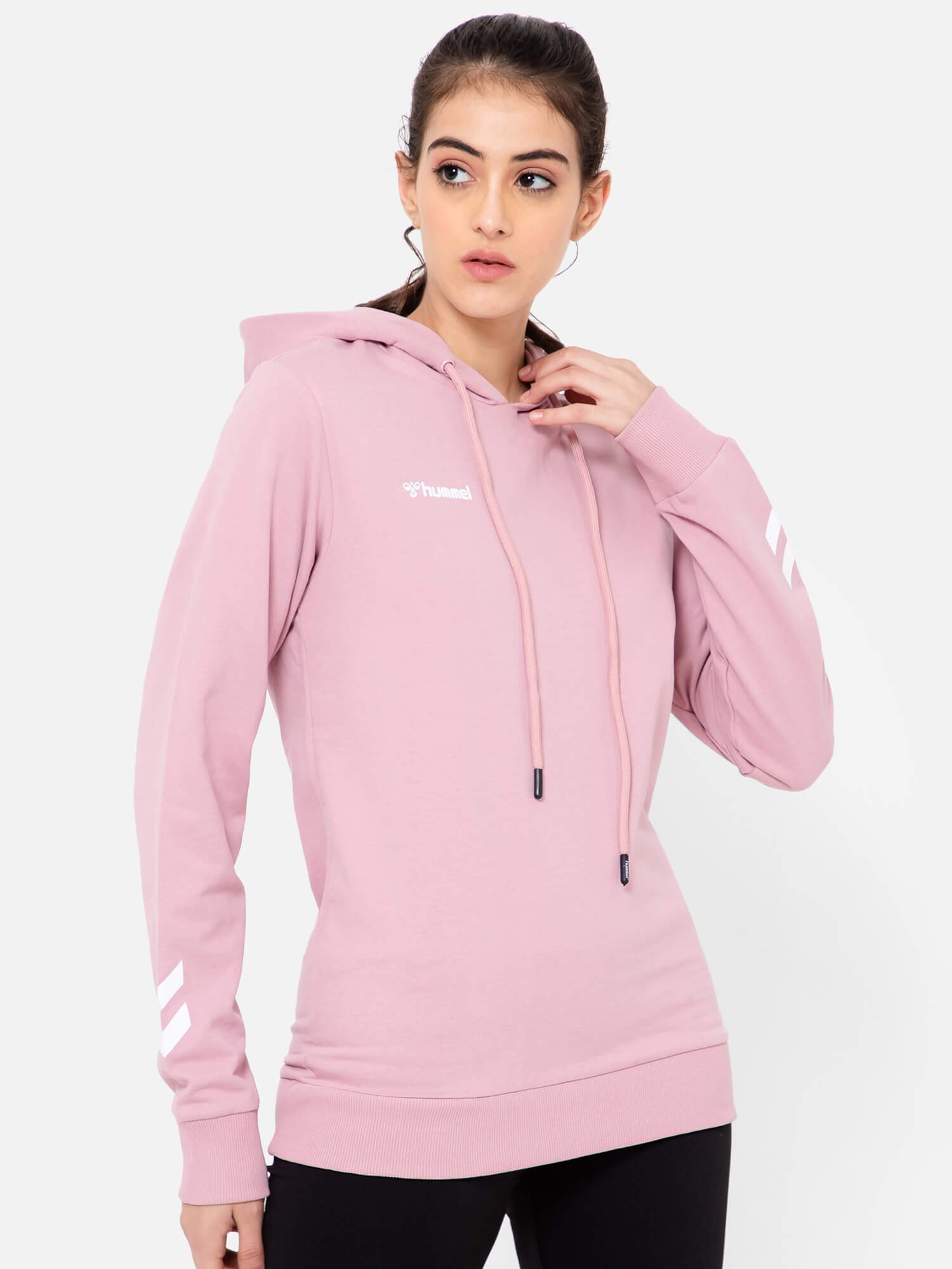 Pink pullover outlet hoodie women's