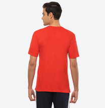 Hummel Champ Men Cotton Red T-Shirt