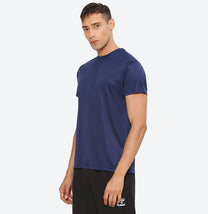 Hummel Budoc Men Polyester Blue T-Shirt