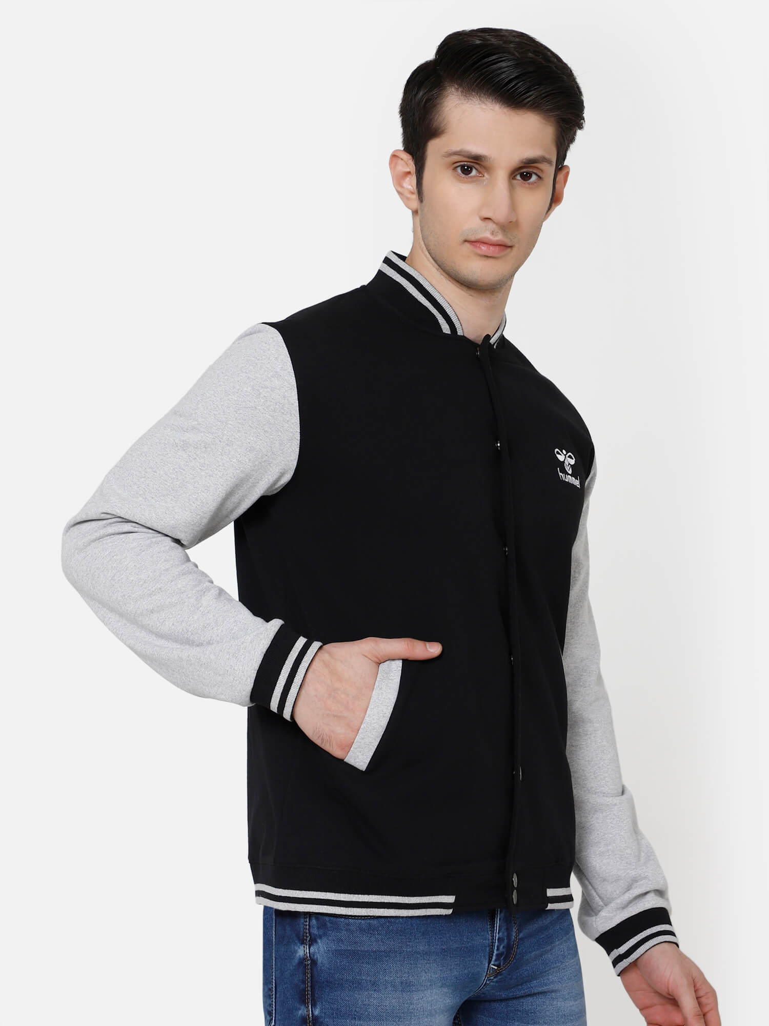 Regular Fit Denim jacket - Black - Men | H&M IN