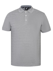 Hummel Men Grey Polo T-Shirt