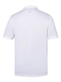 Hummel Men White Polo T-Shirt