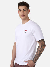 Hummel Champ Men Cotton White T-Shirt