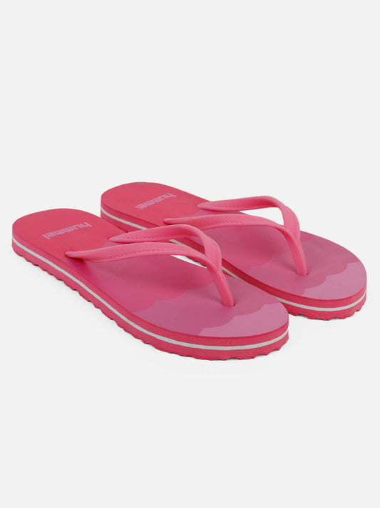 Woyla Women Pink Flip-Flops