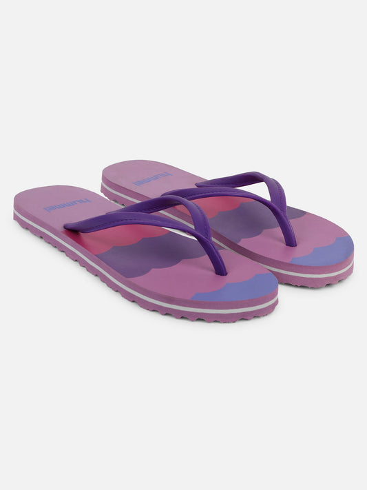 Woyla Women Purple Flip-Flops