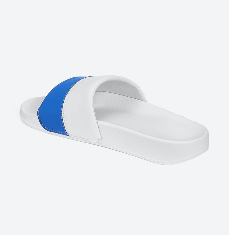 Blue slides best sale for men