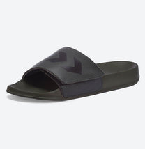 Hummel Stack Men Green Velcro Slides