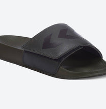 Hummel Stack Men Green Velcro Slides