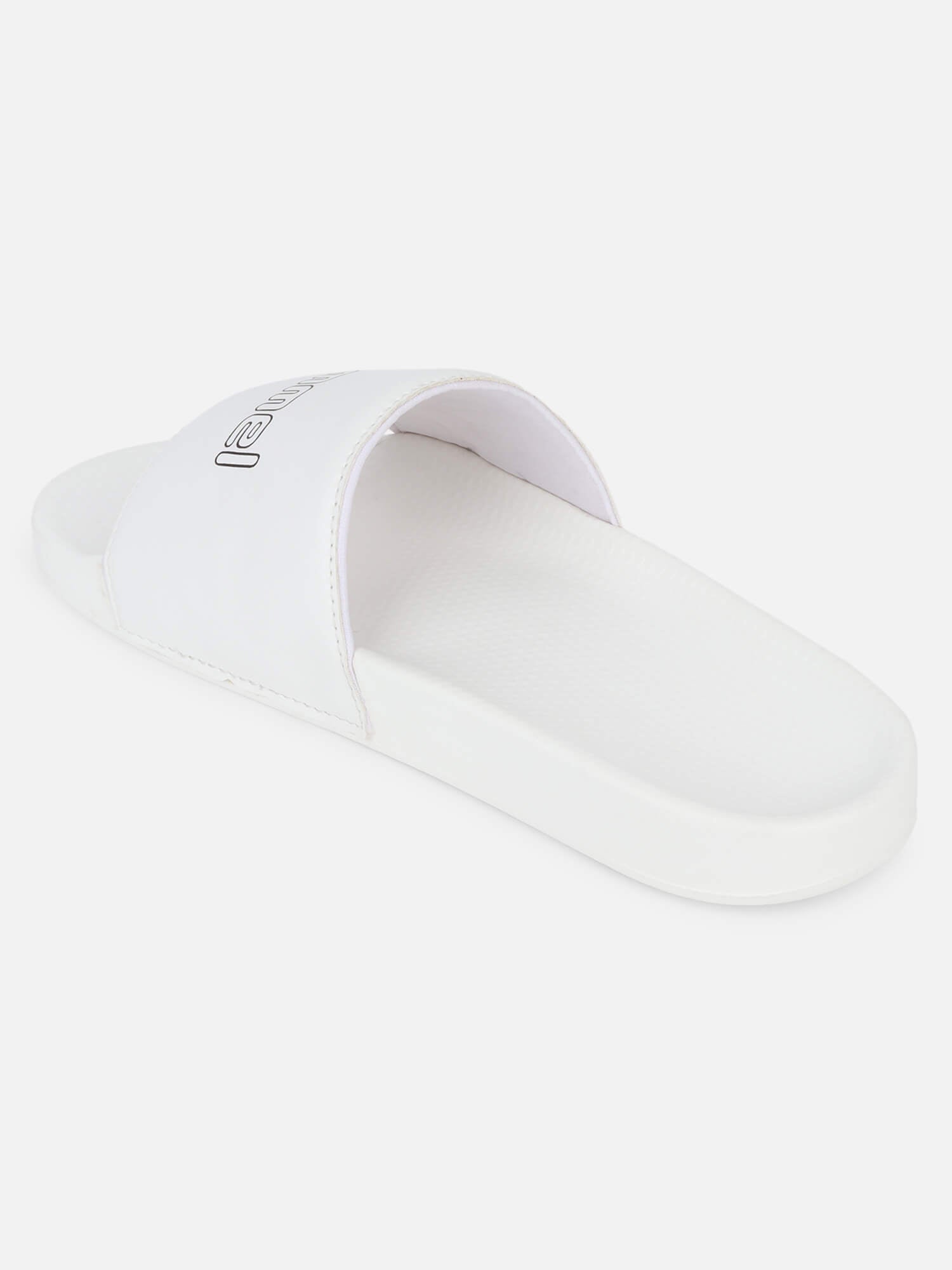 Ladies on sale white slides