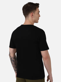 Hummel Siam Men Cotton Black T-Shirt