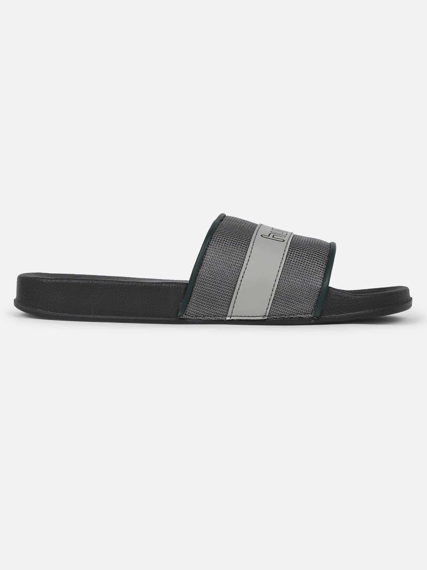 Skive Men Green Slides Hummel India