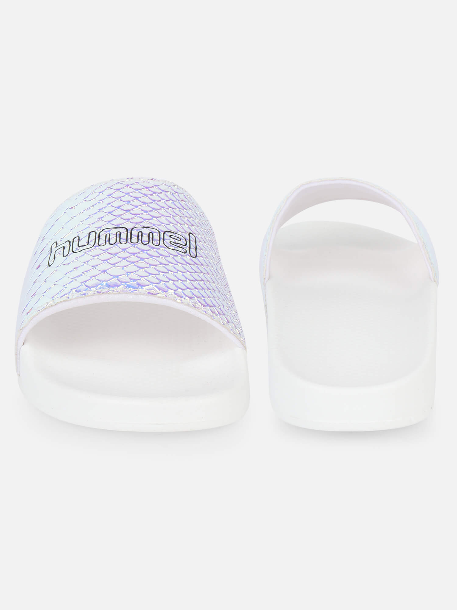 Lumi Women White Slides Hummel India