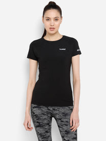 Hummel Karina Performance Women Polyester Black T-Shirt
