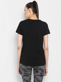 Hummel Mikale Performance Women Black T-Shirt