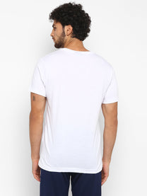 Hummel Adolfo Men Cotton White T-Shirt