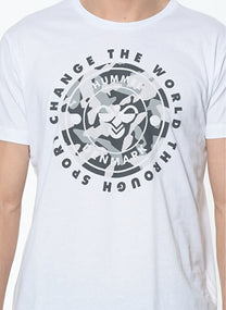 Hummel Corrado Men Cotton White T-Shirt