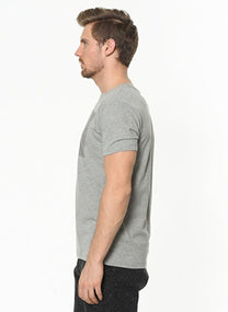 Hummel Gennaro Men Cotton Grey T-Shirt