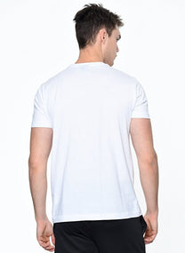 Hummel Gennaro Men Cotton White T-Shirt