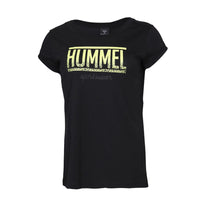 Hummel Elviria Women Cotton Black T-Shirt