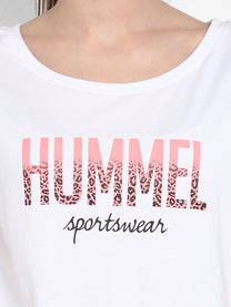 Hummel Elviria Women Cotton White T-Shirt