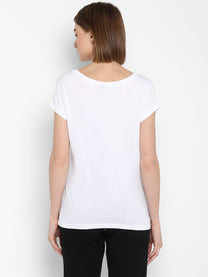 Hummel Olsa Women Cotton White T-Shirt