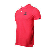 Hummel Fanen Men Red Polo T-Shirt