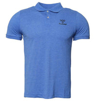 Hummel Fanen Men Navy Blue Polo T-Shirt