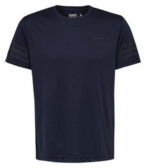 Hummel Abramo Men Polyester Navy Blue T-Shirt