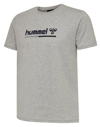 Hummel Erveo Men Cotton Grey T-Shirt