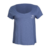 Hummel Florus Women Cotton Blue T-Shirt