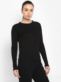 Hummel Regen Women Cotton Black T-Shirt