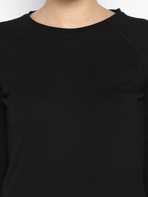 Hummel Regen Women Cotton Black T-Shirt
