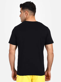Hummel Perry Men Cotton Black T-Shirt