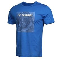 Hummel Adney Men Cotton Blue T-Shirt